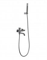 Grifo monomando kit de baño/ducha - black gun metal BLESS de IMEX