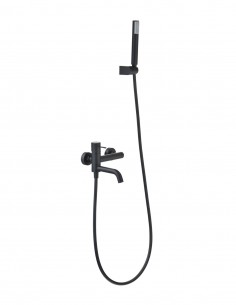 Grifo monomando kit de baño/ducha - negro BLESS de IMEX