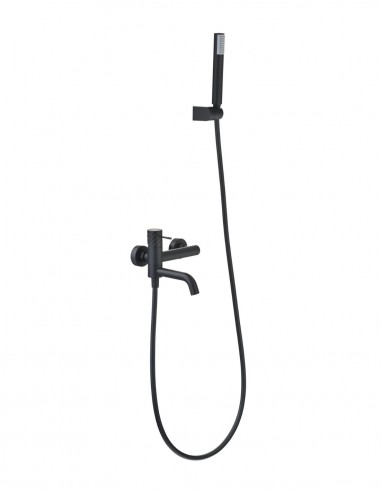 Grifo monomando kit de baño/ducha - negro BLESS de IMEX