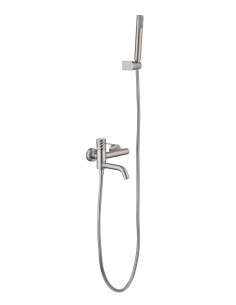 Grifo monomando kit de baño/ducha - níquel cepillado BLESS de IMEX