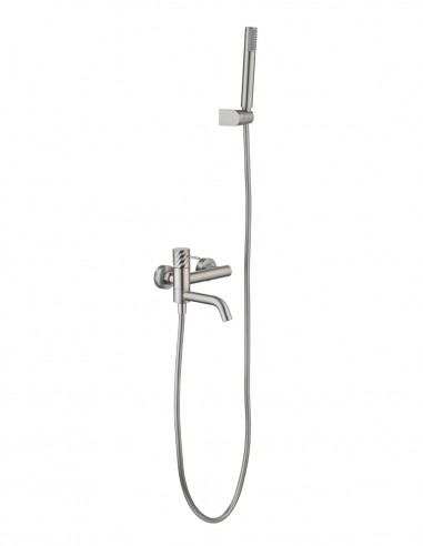 Grifo monomando kit de baño/ducha - níquel cepillado BLESS de IMEX