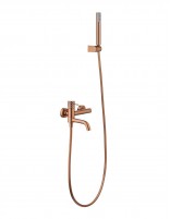 Grifo monomando kit de baño/ducha - oro rosa cepillado BLESS de IMEX