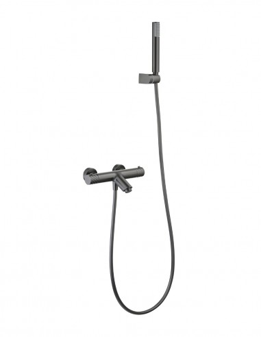 Grifo termostático kit de baño/ducha - black gun metal BLESS de IMEX