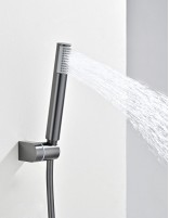 Grifo termostático kit de baño/ducha - black gun metal BLESS de IMEX