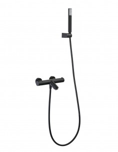 Grifo termostático kit de baño/ducha - negro BLESS de IMEX