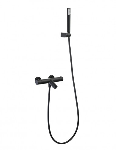 Grifo termostático kit de baño/ducha - negro BLESS de IMEX