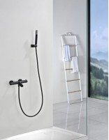 Grifo termostático kit de baño/ducha - negro BLESS de IMEX