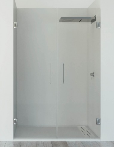 Mampara abatible 2 puertas modelo TEBAS de Seviban