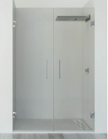 Mampara abatible 2 puertas modelo TEBAS de Seviban