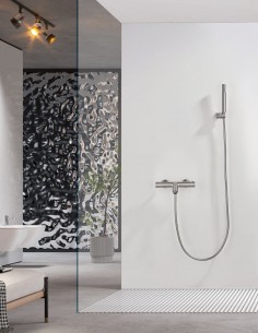 Grifo termostático kit de baño/ducha - níquel cepillado BLESS de IMEX 2