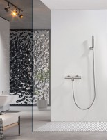 Grifo termostático kit de baño/ducha - níquel cepillado BLESS de IMEX