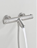 Grifo termostático kit de baño/ducha - níquel cepillado BLESS de IMEX