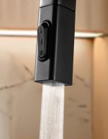 Grifo cocina CANADÁ - negro mate IMEX detalle