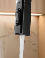 Grifo cocina CANADÁ - negro mate IMEX detalle