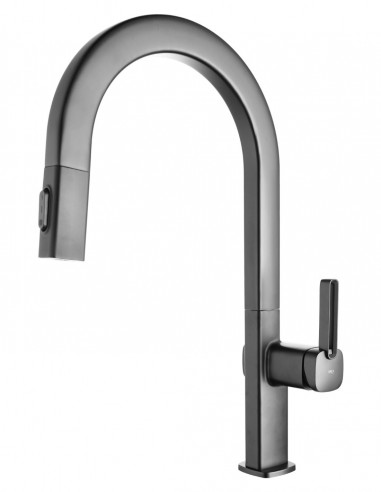 Grifo cocina CANADÁ - black gun metal IMEX