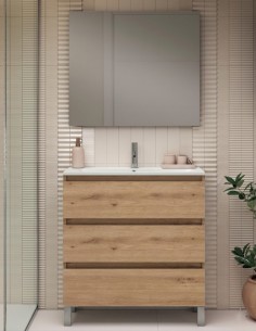 Conjunto fondo reducido modelo 3 cajones lavabo incluido Nido de Visobath