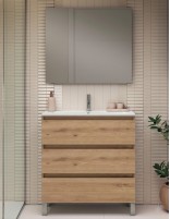 Conjunto fondo reducido modelo 3 cajones lavabo incluido Nido de Visobath