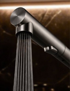 Grifo cocina OPORTO - acero inox IMEX 2