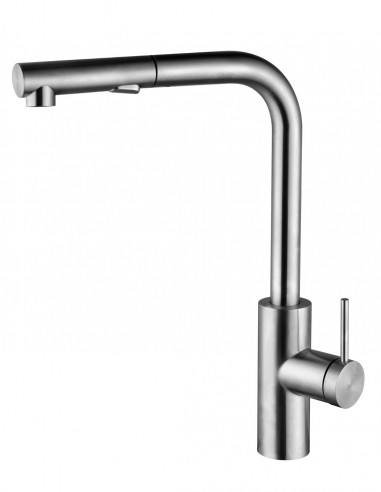 Grifo cocina OPORTO - acero inox IMEX