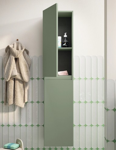 Columna de baño Visobath Basic detalle musgo