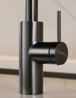 Grifo cocina OPORTO - black gun metal IMEX detalle