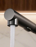 Grifo cocina OPORTO - black gun metal IMEX detalle