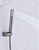 Monomando kit ducha - black gun metal BLESS de IMEX