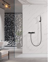 Monomando kit ducha - negro BLESS de IMEX