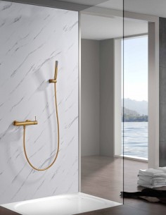 Monomando kit ducha - oro cepillado BLESS de IMEX 2