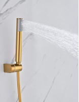 Monomando kit ducha - oro cepillado BLESS de IMEX