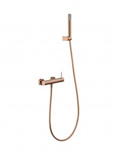Monomando kit ducha - oro rosa cepillado BLESS de IMEX
