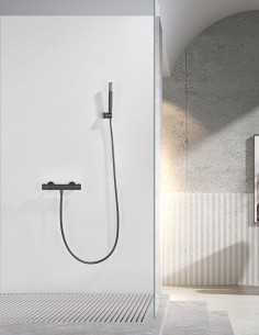 Termostático kit ducha - black gun metal BLESS de IMEX 2
