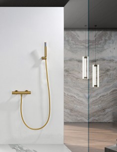 Termostático kit ducha - oro cepillado BLESS de IMEX 2