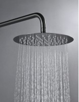 Conjunto ducha empotrado monomando - black gun metal BLESS de IMEX