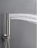 Conjunto ducha empotrado monomando - níquel cepillado BLESS de IMEX