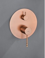 Conjunto ducha empotrado monomando - oro rosa cepillado BLESS de IMEX