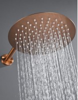 Conjunto ducha empotrado monomando - oro rosa cepillado BLESS de IMEX