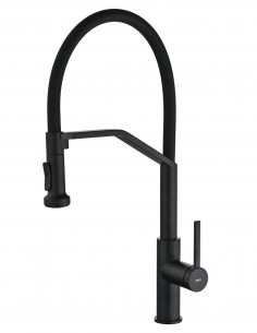 Grifo cocina serie VÉNETO - negro mate IMEX