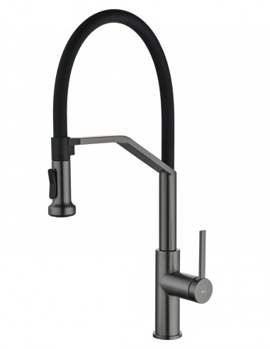 Grifo cocina serie VÉNETO - black gun metal IMEX