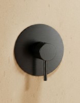Set ducha 1 vía - black gun metal MONZA de IMEX detalle