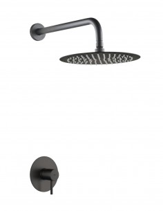 Set ducha 1 vía - black gun metal MONZA de IMEX 2