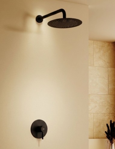 Set ducha 1 vía - negro MONZA de IMEX