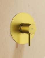 Set ducha 1 vía - oro cepillado MONZA de IMEX detalle