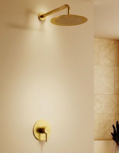 Set ducha 1 vía - oro cepillado MONZA de IMEX
