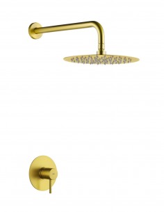 Set ducha 1 vía - oro cepillado MONZA de IMEX 2