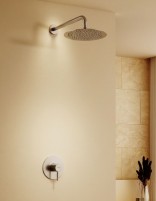 Set ducha 1 vía - níquel cepillado MONZA de IMEX