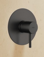 Set ducha 1 vía - black gun metal con mango MONZA de IMEX detalle