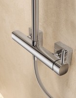 Conjunto barra ducha monomando - cromo TOSCANA de IMEX detalle