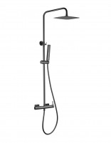 Conjunto barra ducha monomando - black gun metal TOSCANA de IMEX