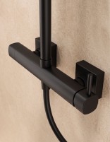 Conjunto barra ducha monomando - negro TOSCANA de IMEX detalle